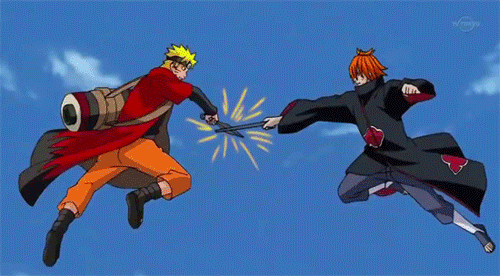 Animasi Bergerak Naruto Vs Summoner Pain Gifs