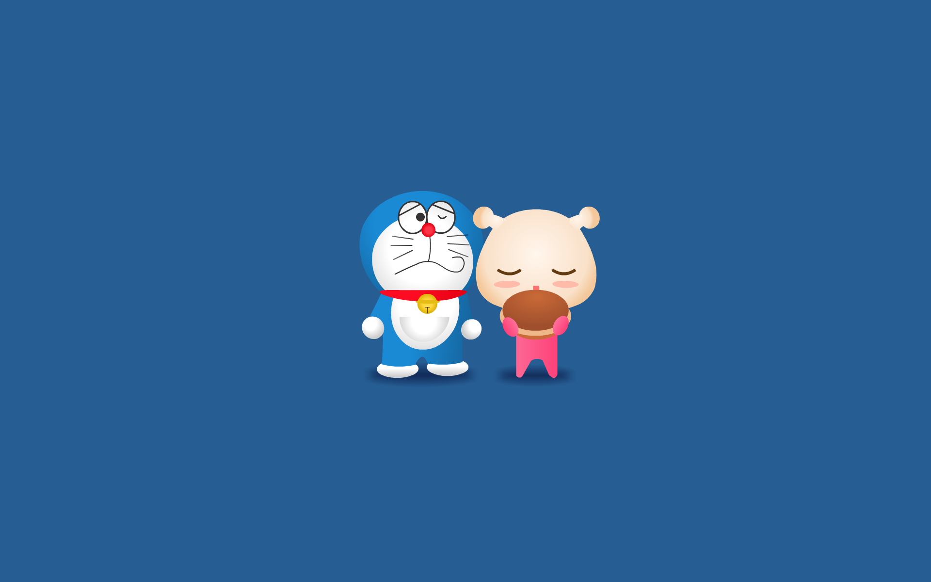 Doraemon Minimalism Laptop HD 4k Wallpaper Image Photos And Picture