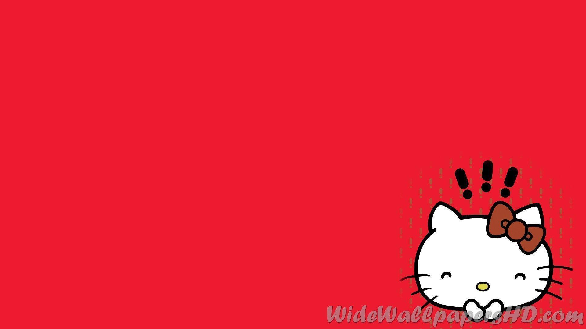 Red Hello Kitty Wallpaper