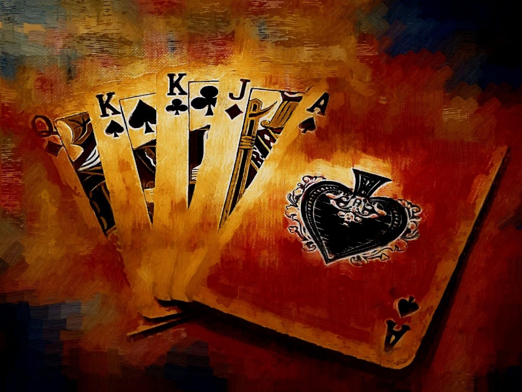 Painted Cards Desktop Pc And Mac Wallpaper