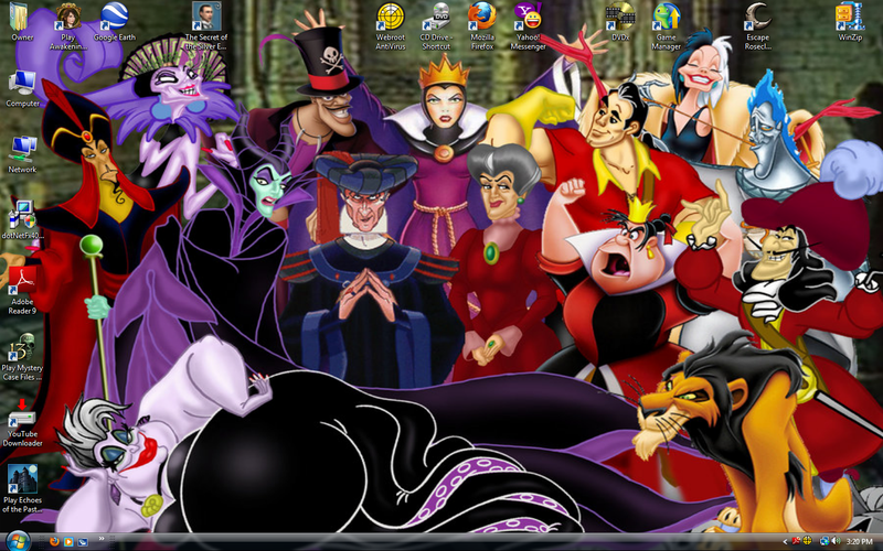 Disney Villains Desktop Wallpaper 1