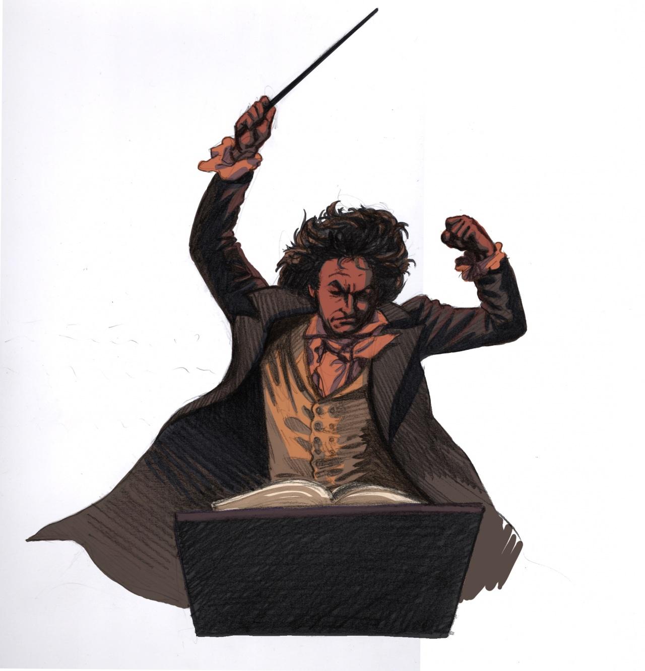 Ludwig Van Beethoven By Artigas Cartoon Cloudpix