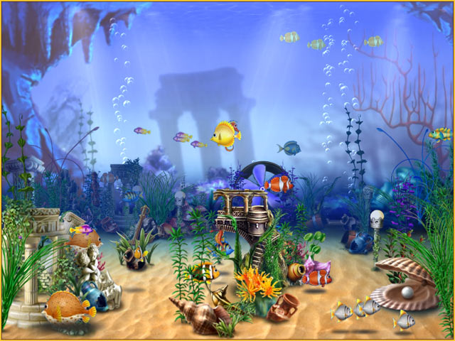 Screenshots Of Exotic Aquarium 3d Screensaver