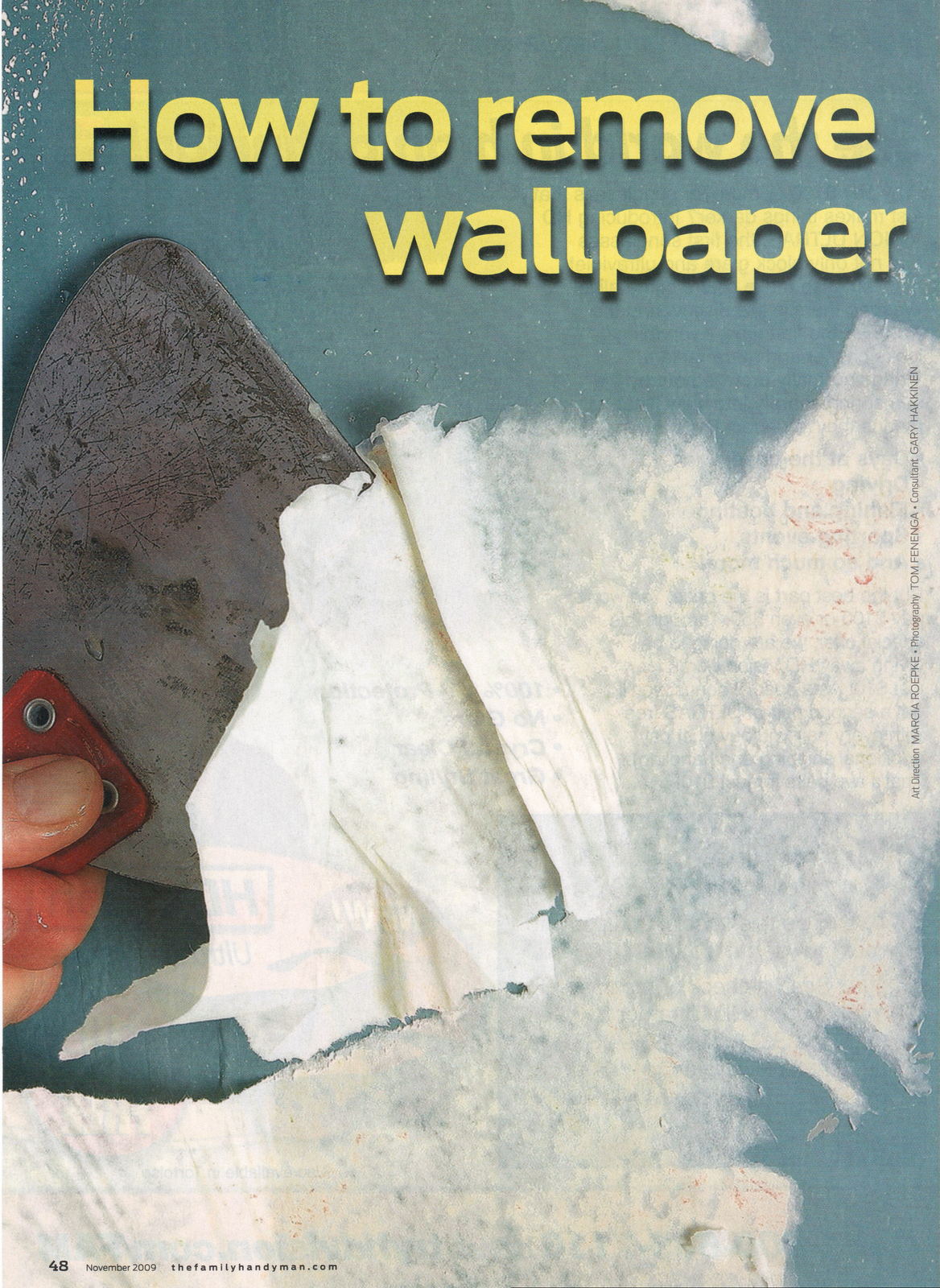 How To Get Wallpaper Glue Off Wall