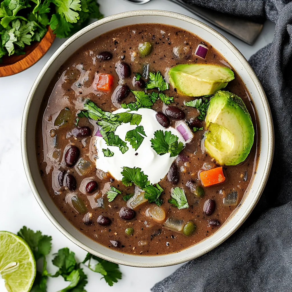 Black Bean Soup Recipe Wallpaper