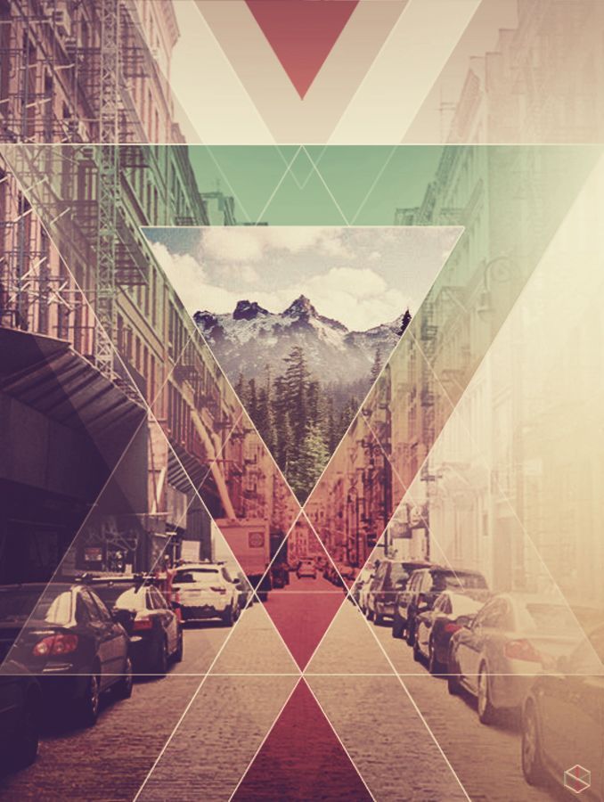 iPhone 5 Wallpaper   TrianglesDesign Geometric Graphic Design Design