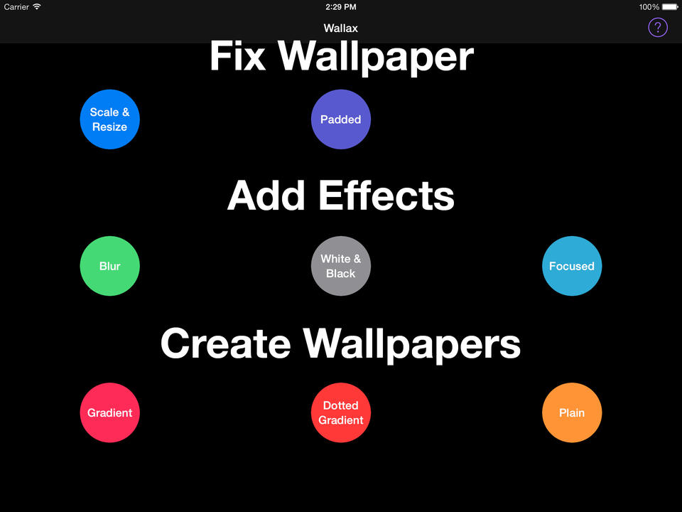 Wallax Fix Wallpaper Add Effects Create For Ios Home