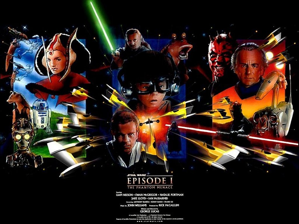 Star Wars Episode I The Phantom Menace Movie Wallpaper