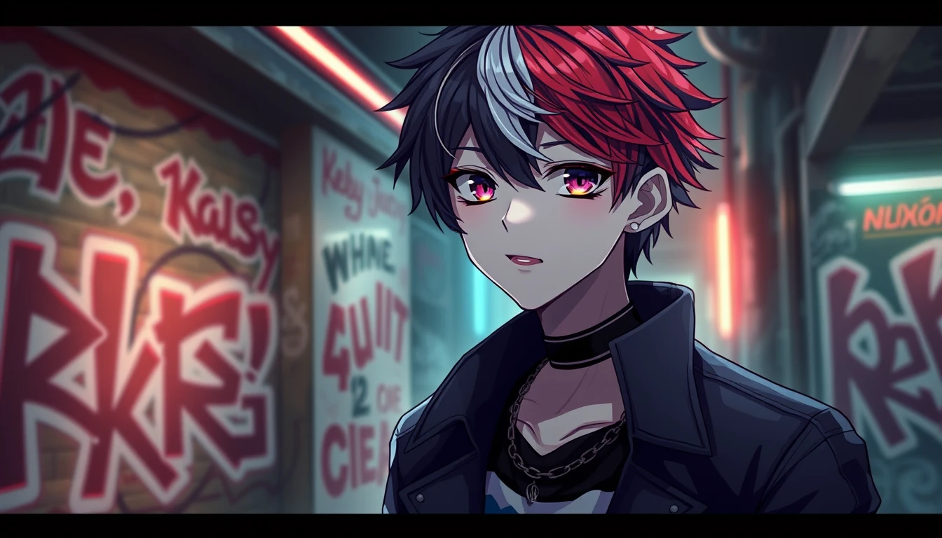 Emo Anime Boy Wallpaper