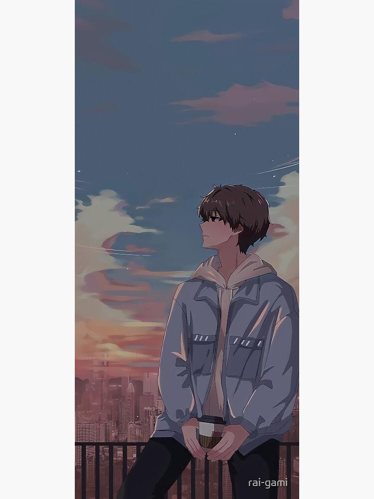Anime Boy Poster for Sale by rai gami Redbubble