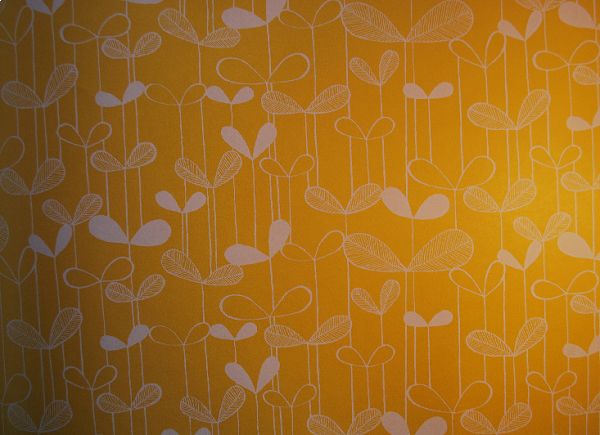 Saplings Wallpaper Sunflower Yellow White Missprint