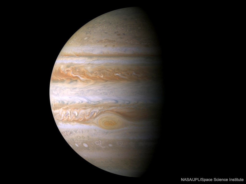Jupiter The Giant Space Wallpaper On Sea And Sky
