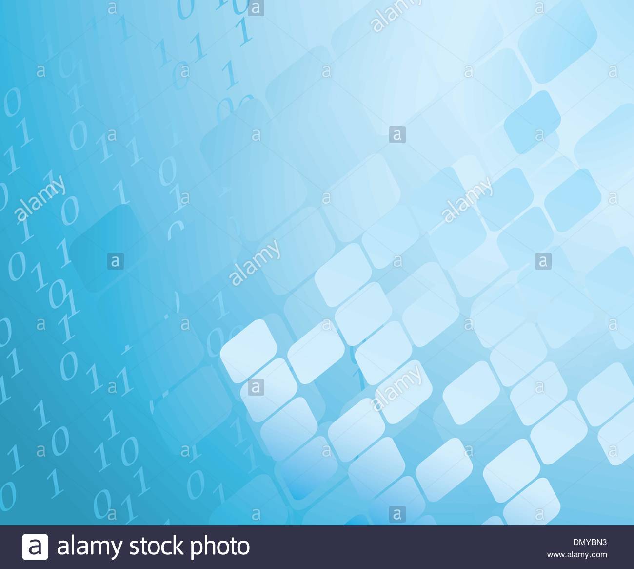 Vector Abstract Blue Background With Figures Stock Art