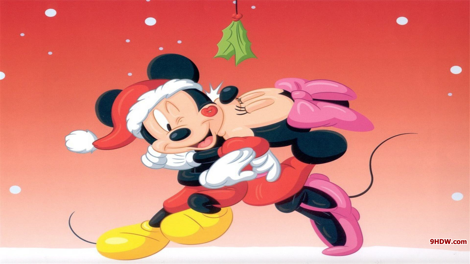 Mickey And Minnie Christmas Wallpaper HD