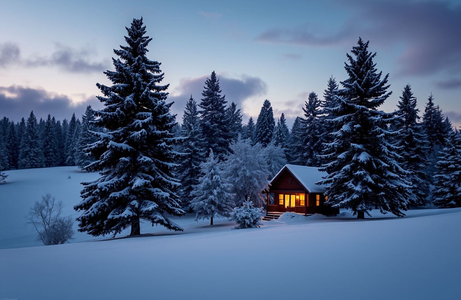 Winter Snow Scenes Wallpaper