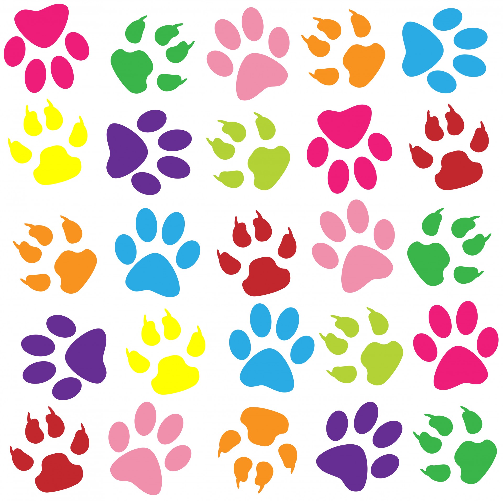 Seamless Cute Paw Pattern Endless Background for Wallpaper Cover Card  and Poster Designs Textile and Fabric Prints Stock Vector  Illustration  of graphic puppy 140663829