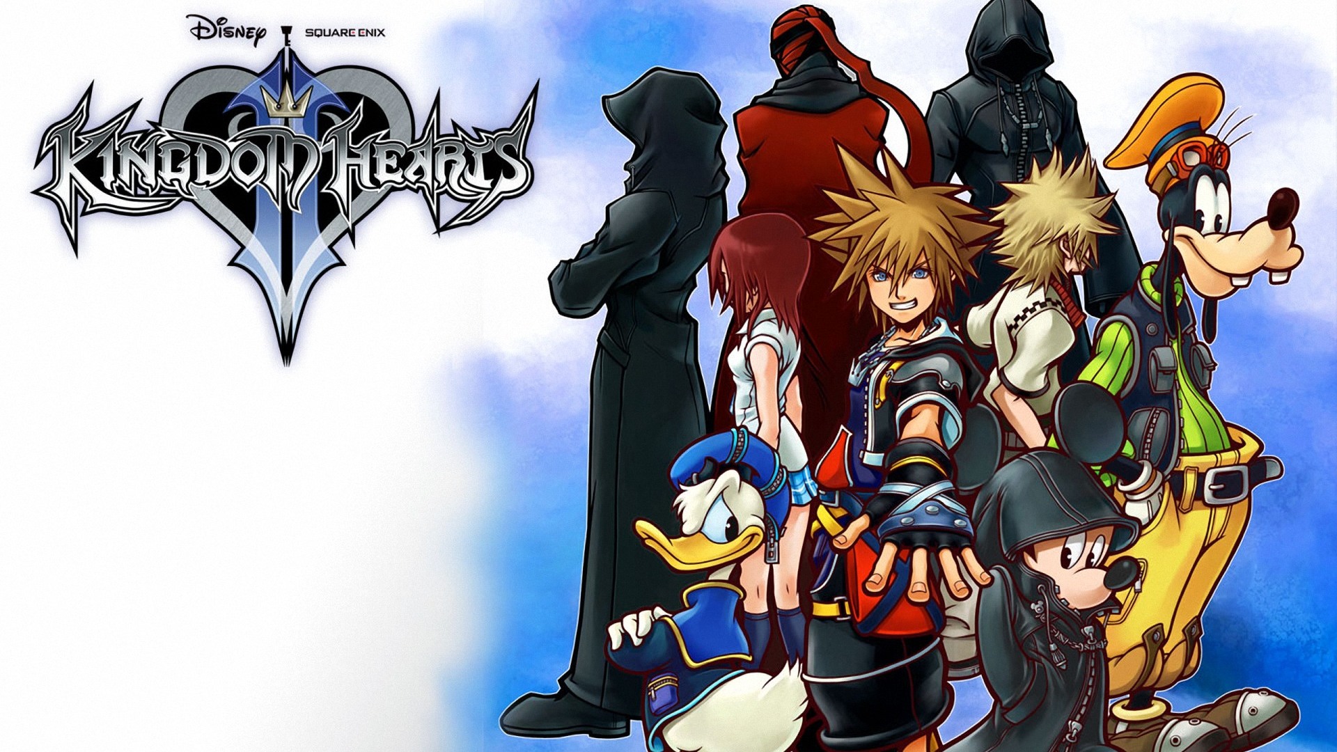 Kingdom Hearts Ii Protagonists Wallpaper
