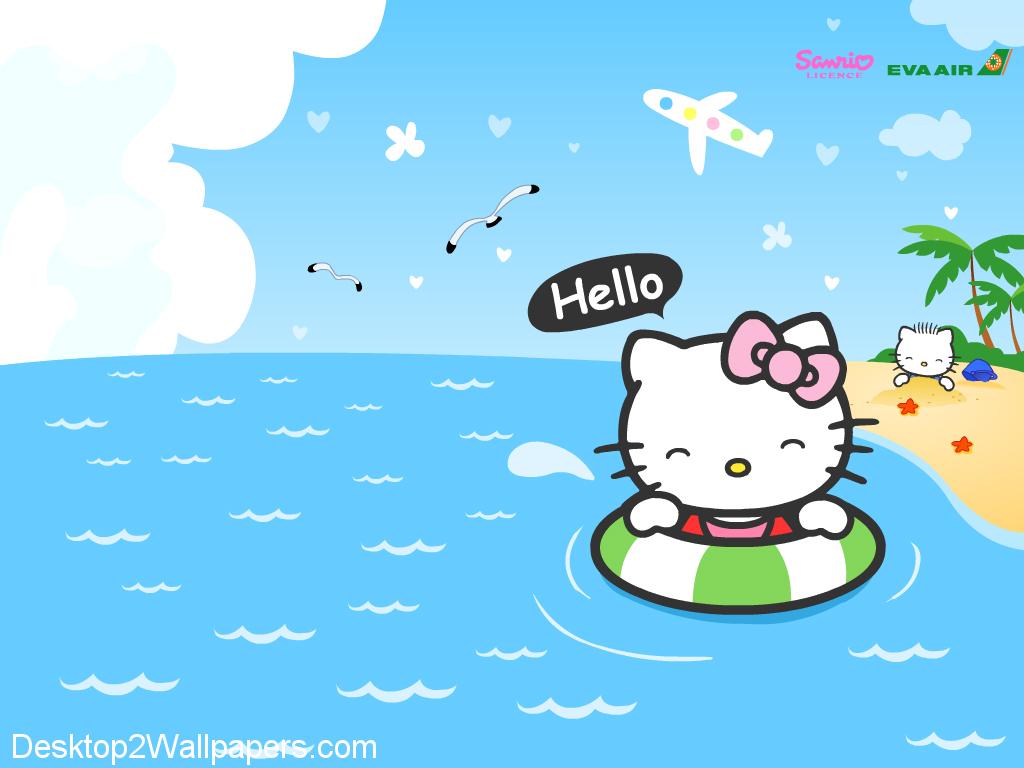 Blue Hello Kitty Wallpapers  Wallpaper Cave
