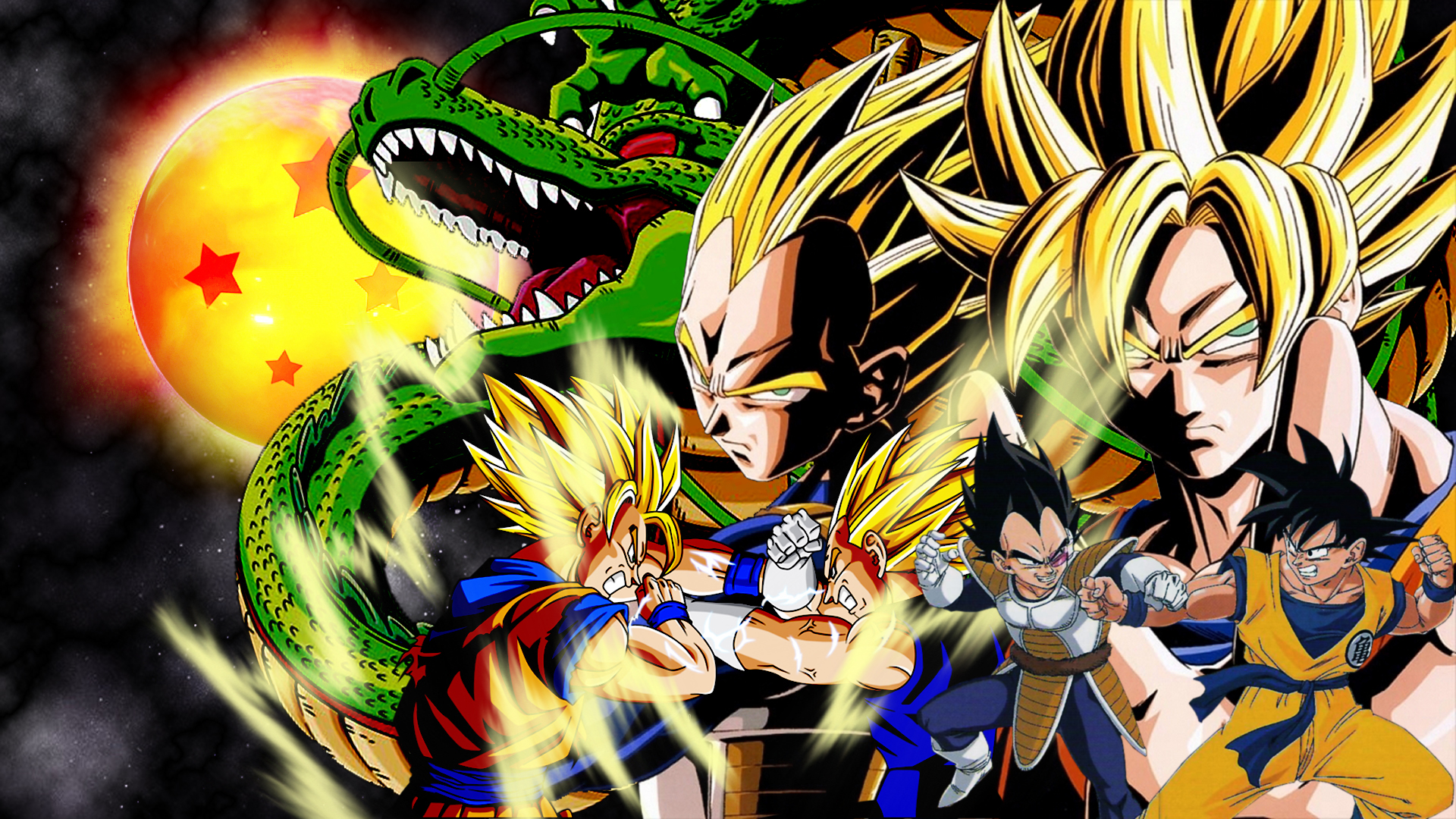 Goku Vs Vegeta Wallpaper By Vulc4no