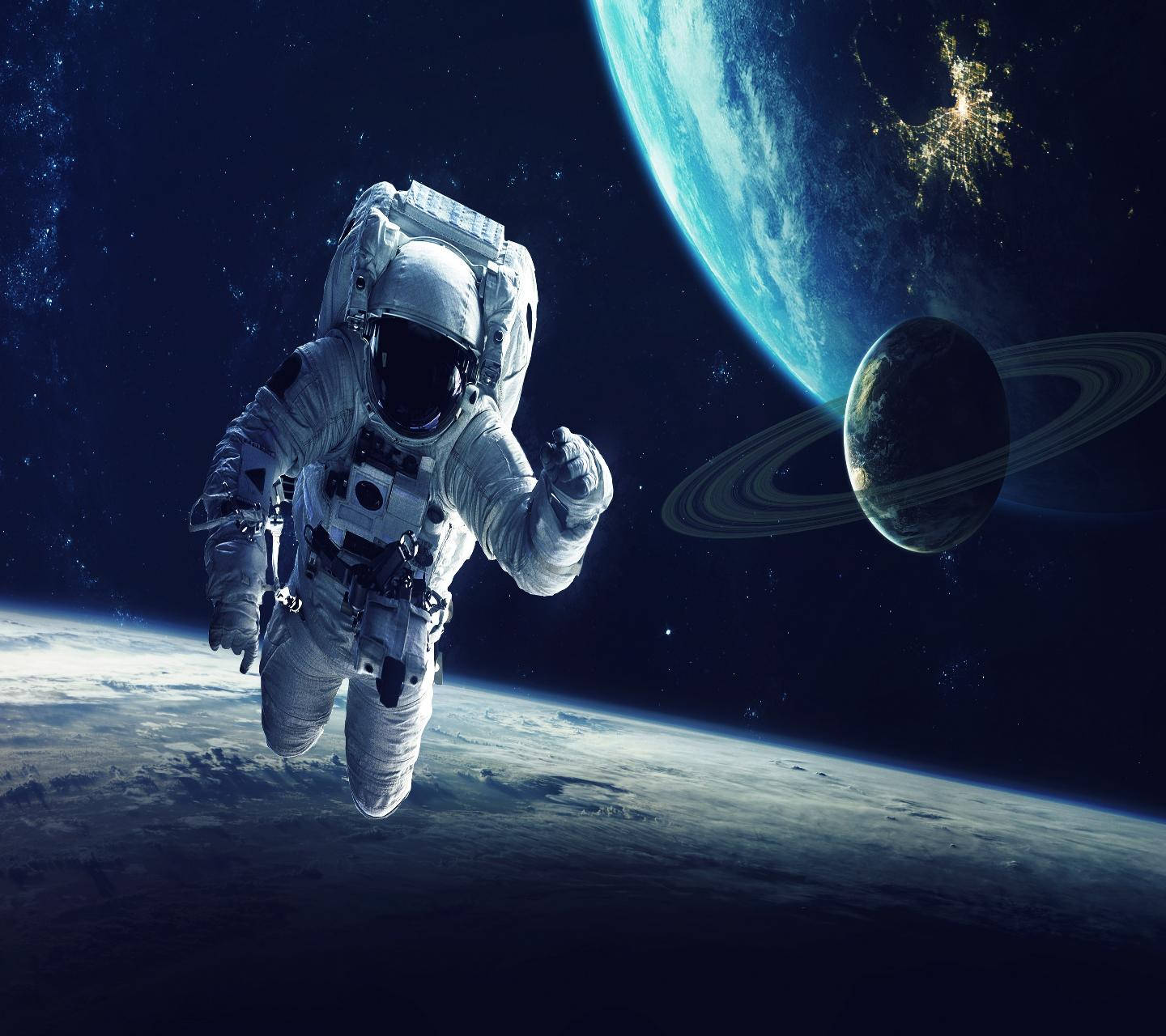 Astronaut In Space Wallpaper