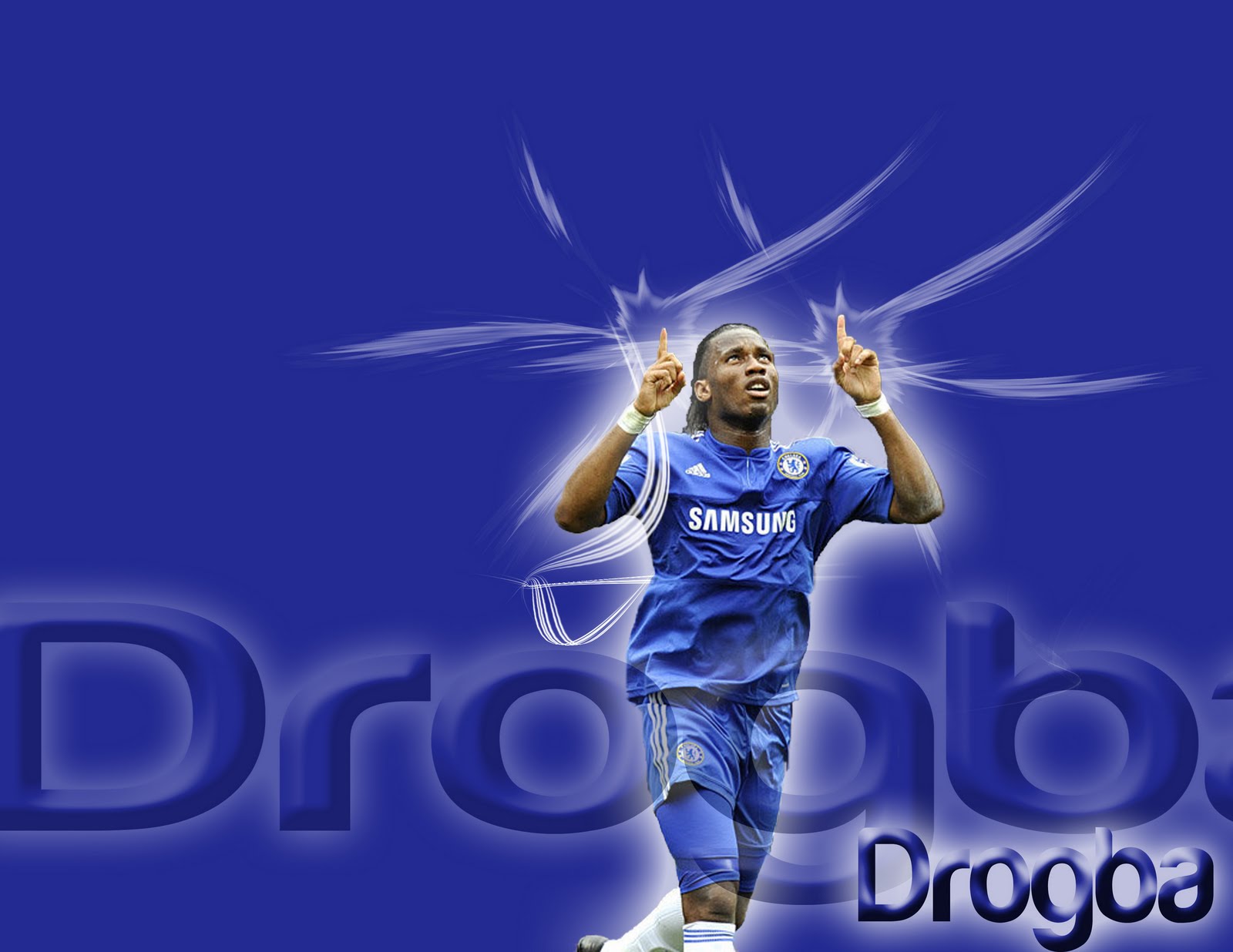Top Footballer Wallpaper Didier Drogba Chelsea For Desktop