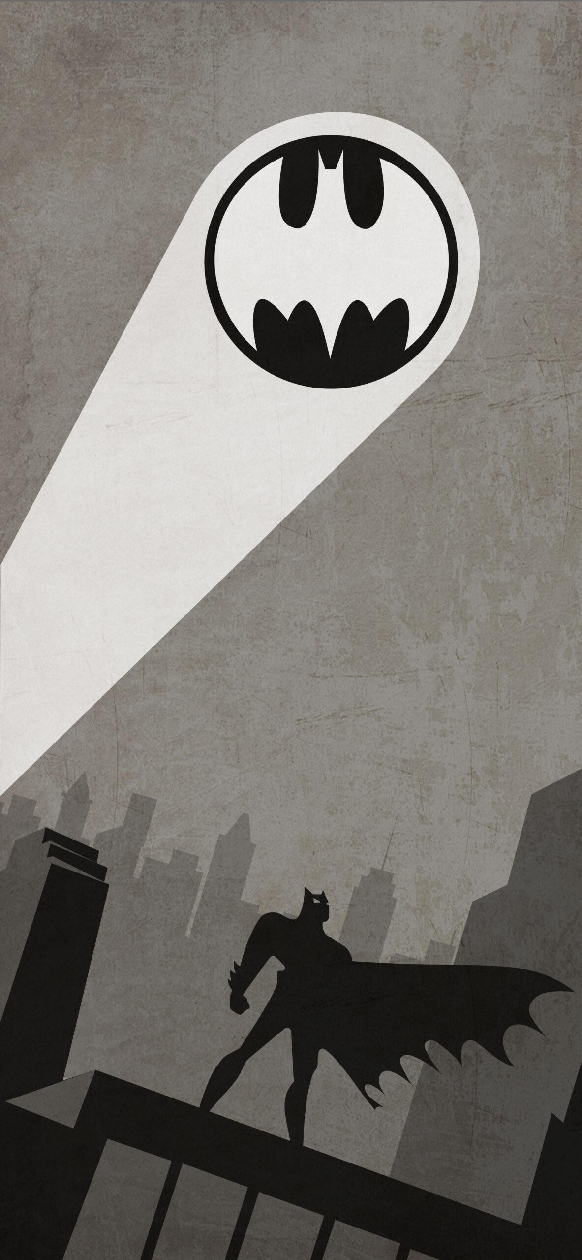 Batman The Animated Series Red Wallpaper