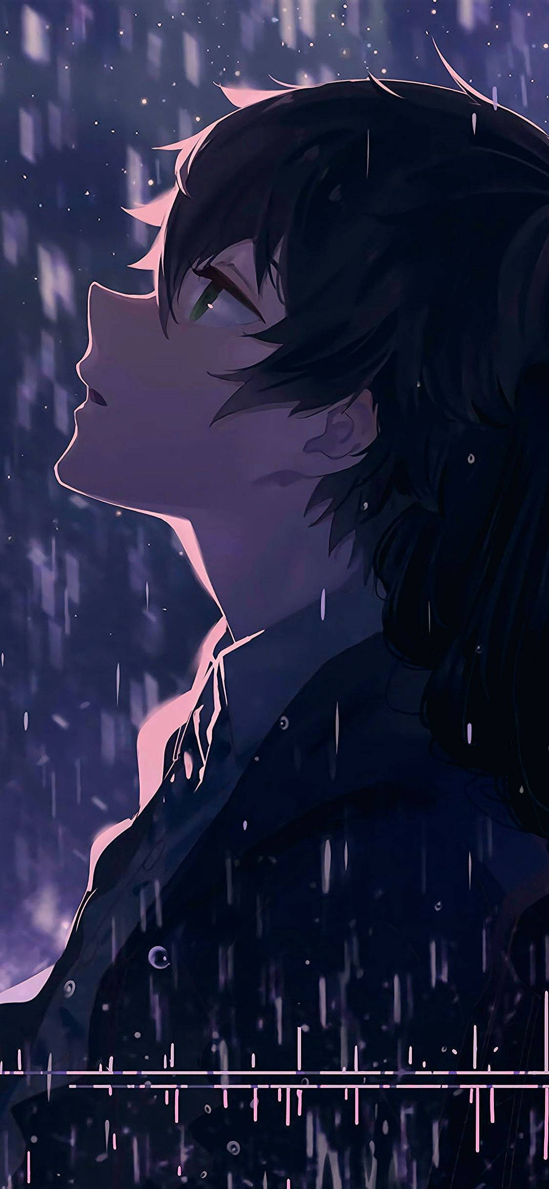 Animated Sad Boy Wallpaper