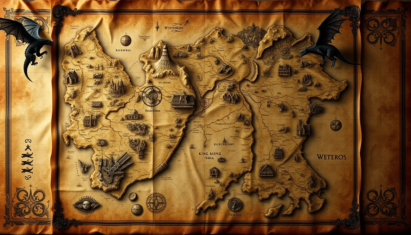 Game Of Thrones Map Wallpaper