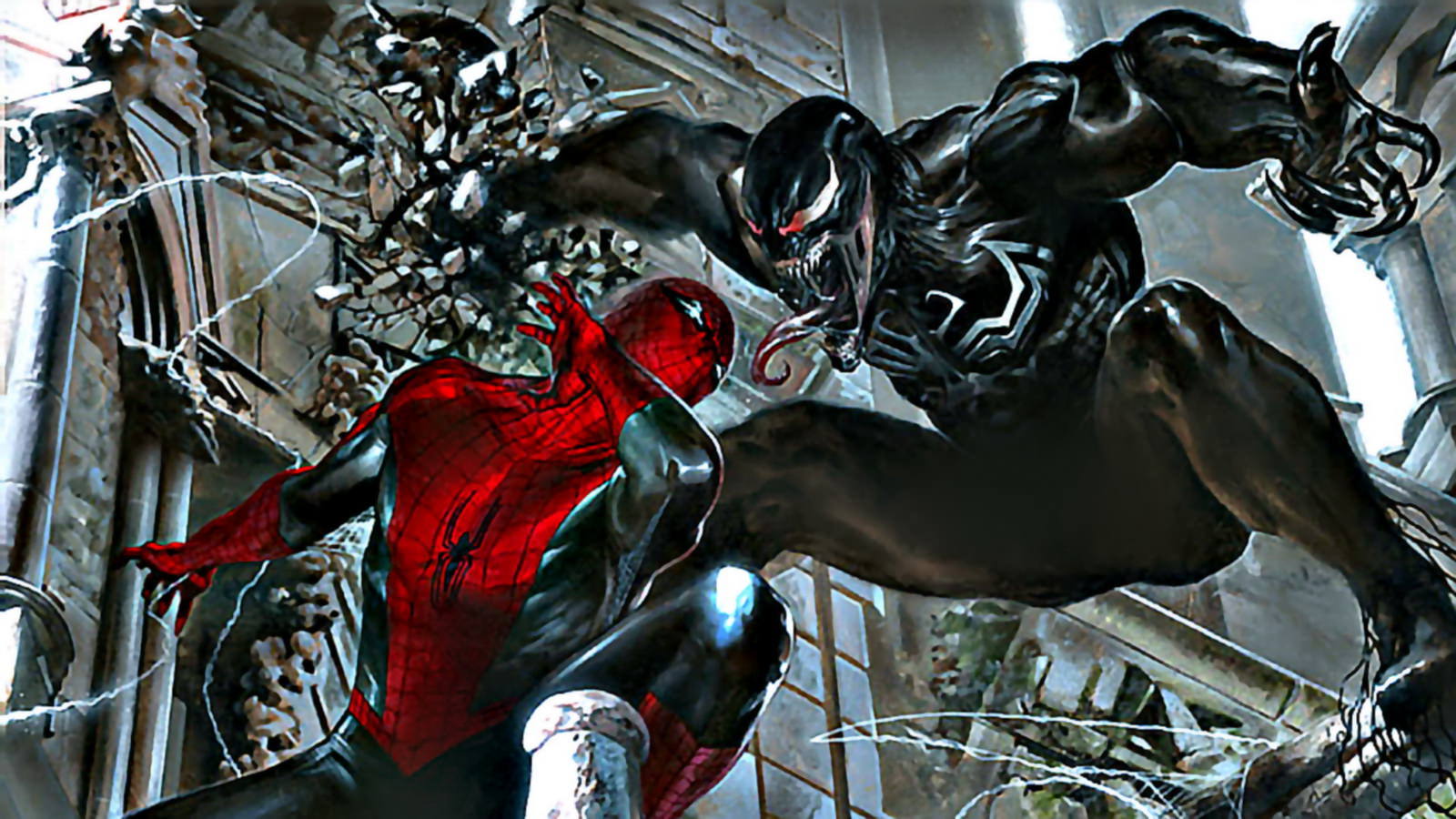 48 Symbiote Spider Man Wallpaper On Wallpapersafari