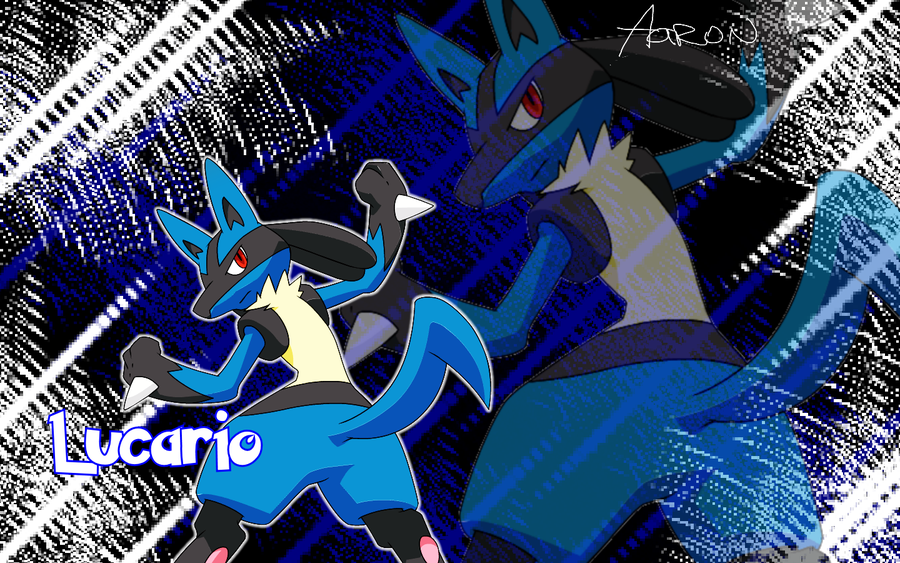 Lucario Wallpaper Made by Hyperace by SilentSonic98 on