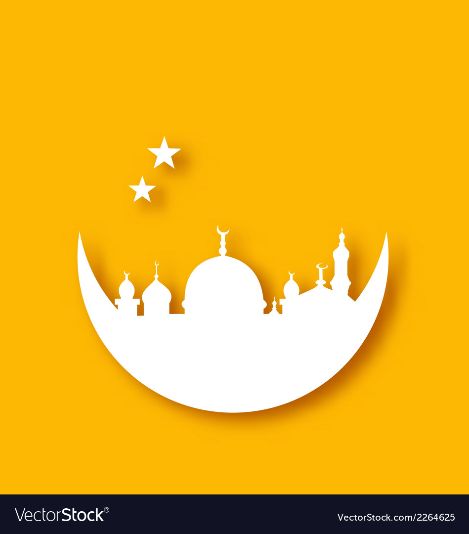 Islamic holiday background Ramadan Kareem Vector Image