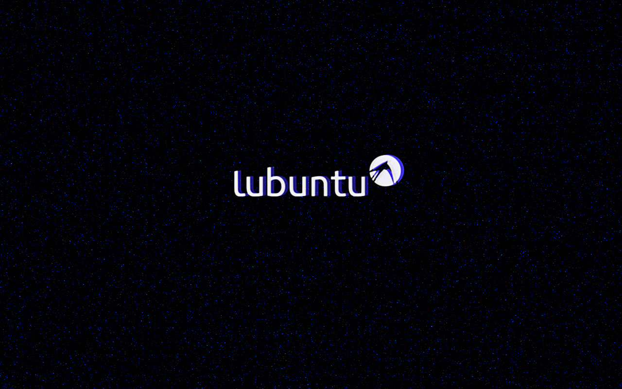 Lubuntu Wallpaper Blue Star