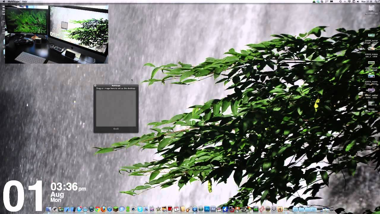 Imac How To Span One Wallpaper Across Multiple Monitors