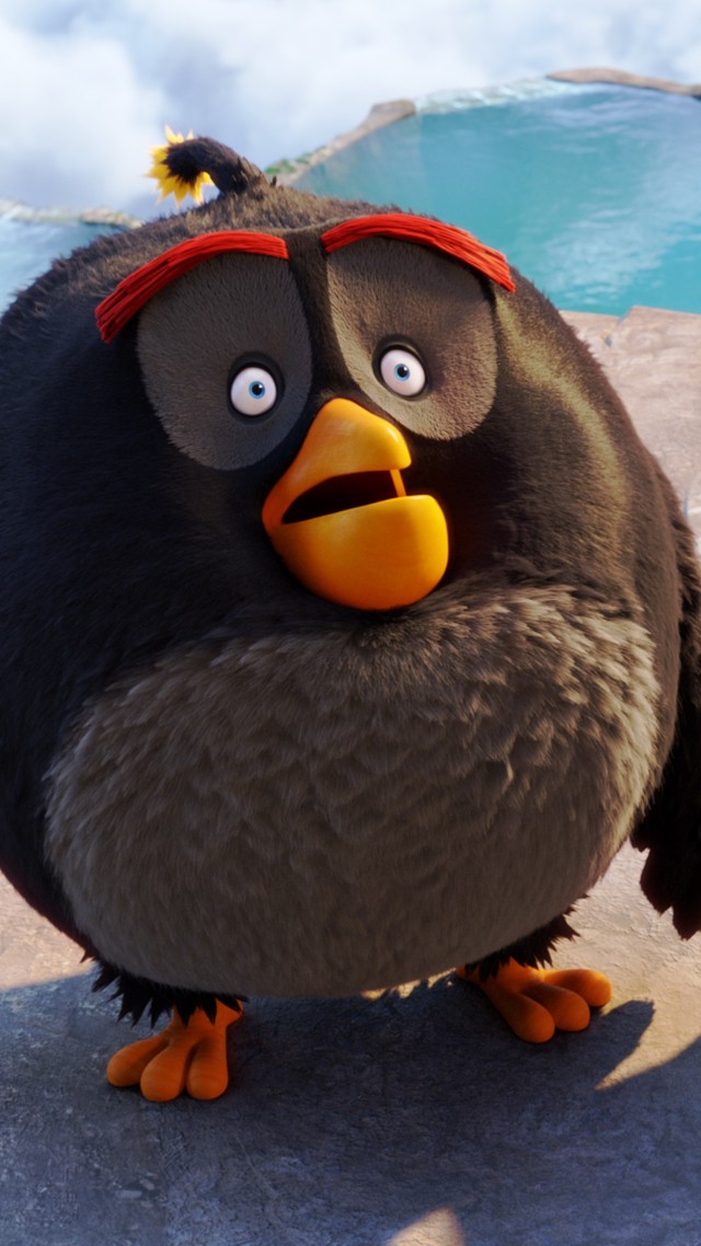 Wallpaper Angry Birds Movie Chuck Red Bomb Best Animation
