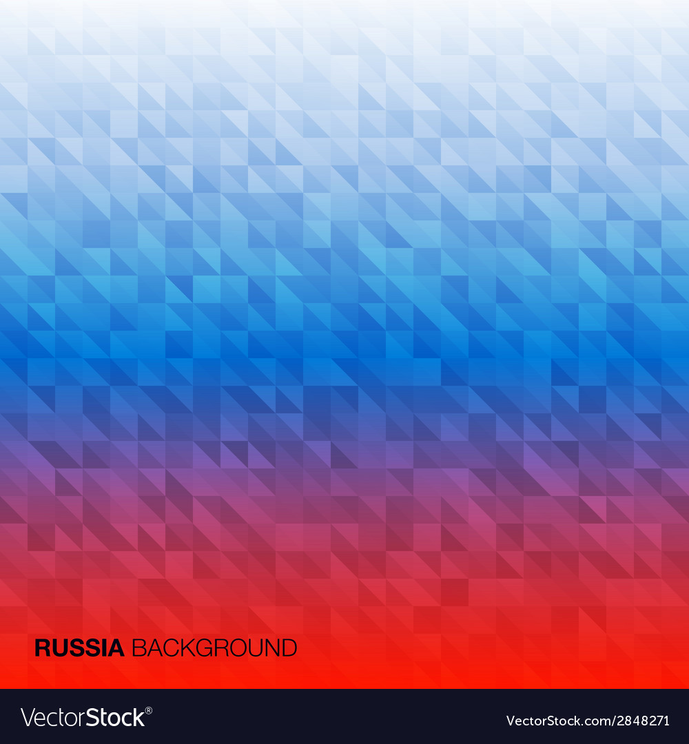 Abstract Background using Russia flag colors Vector Image