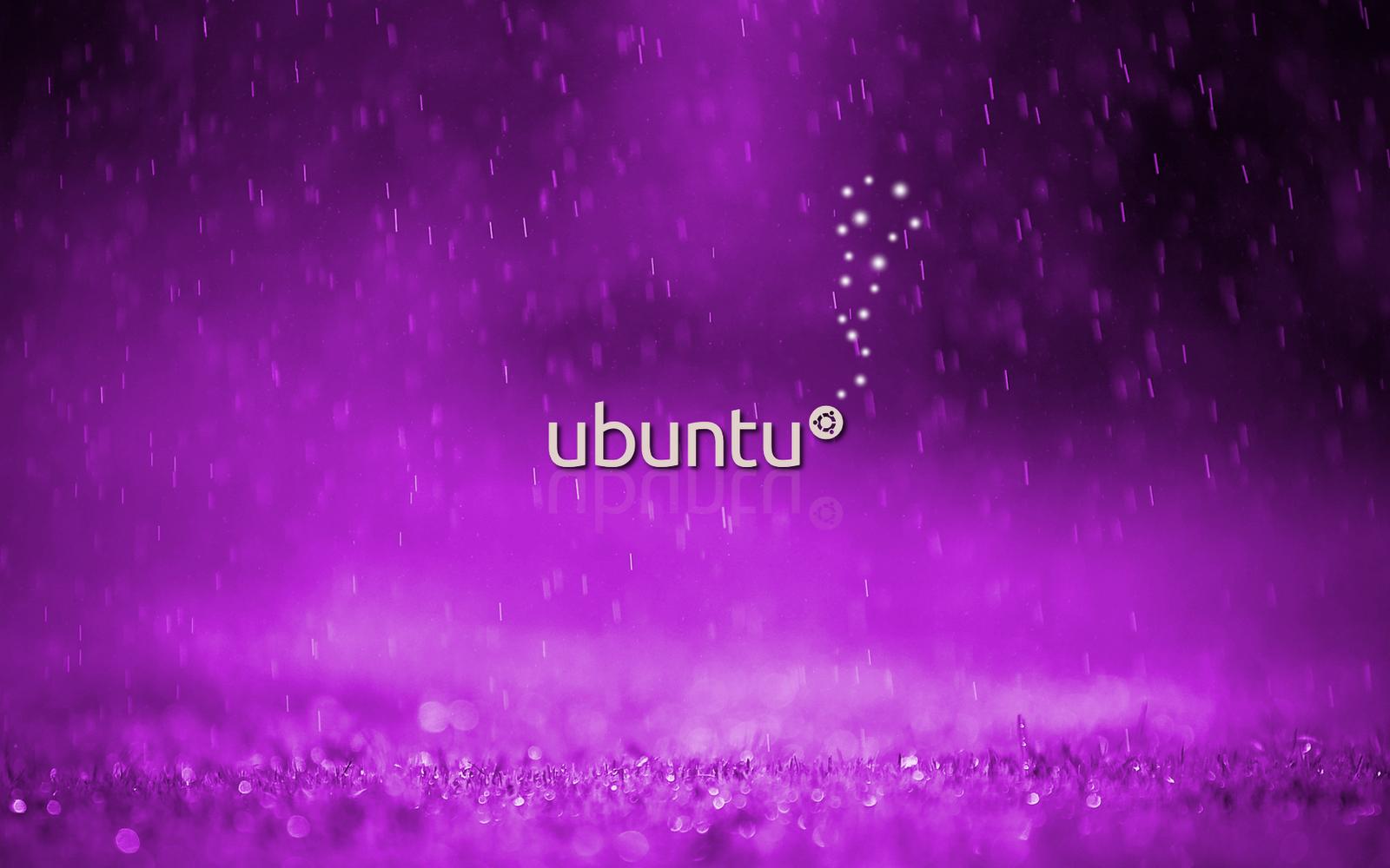 Cool Ubuntu Rain Wallpaper