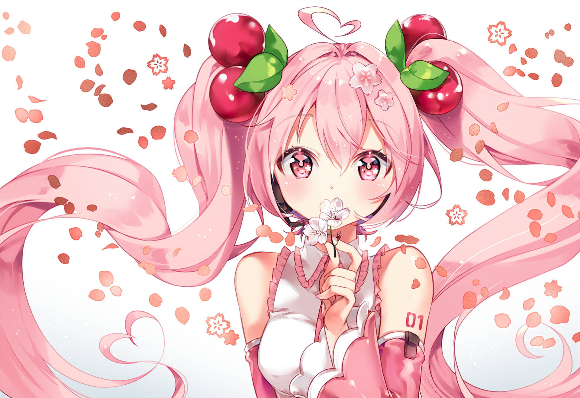 Pink Anime Aesthetic Wallpaper