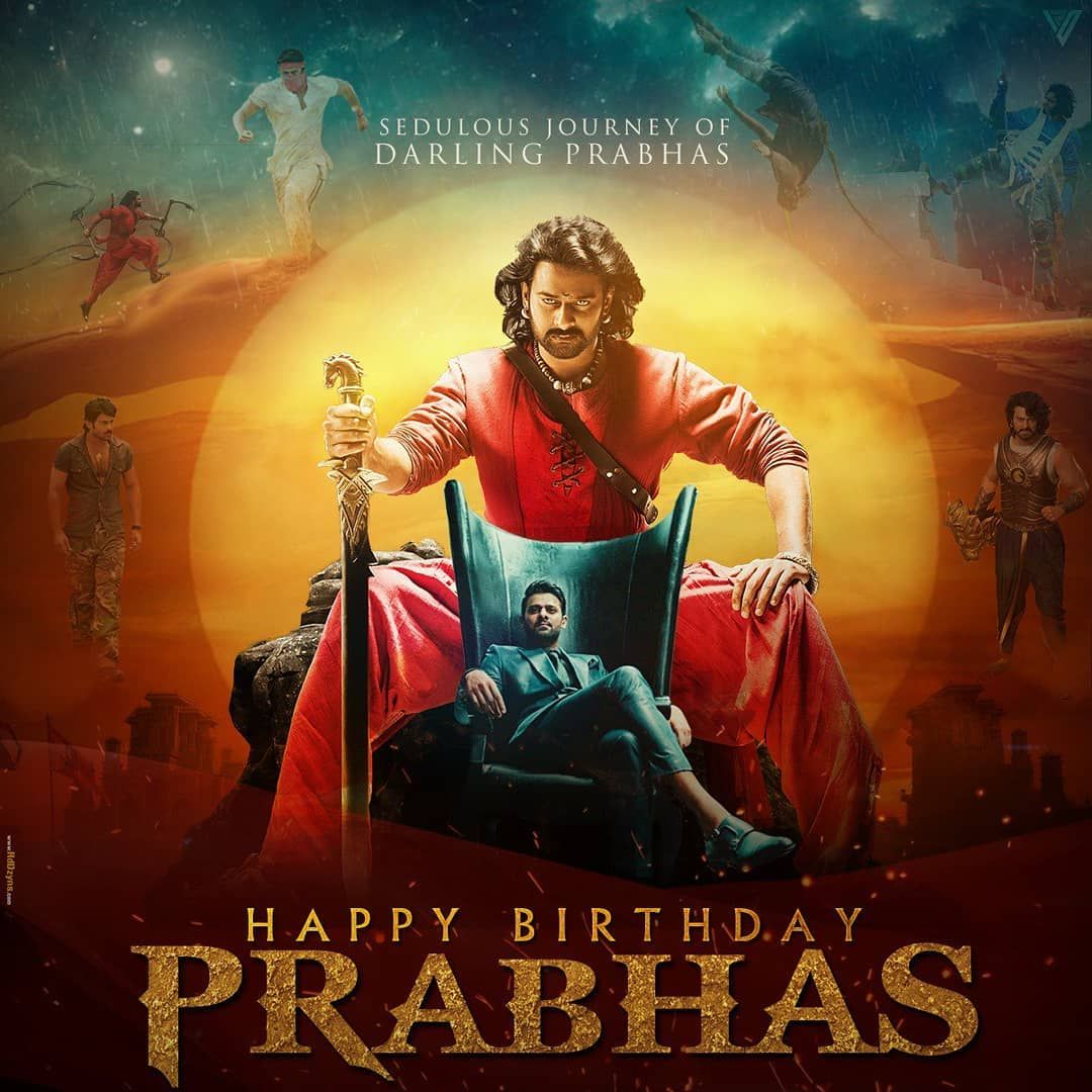 Here Is The Common Dp For Prabhas Birthday For 2k19 1080x1080