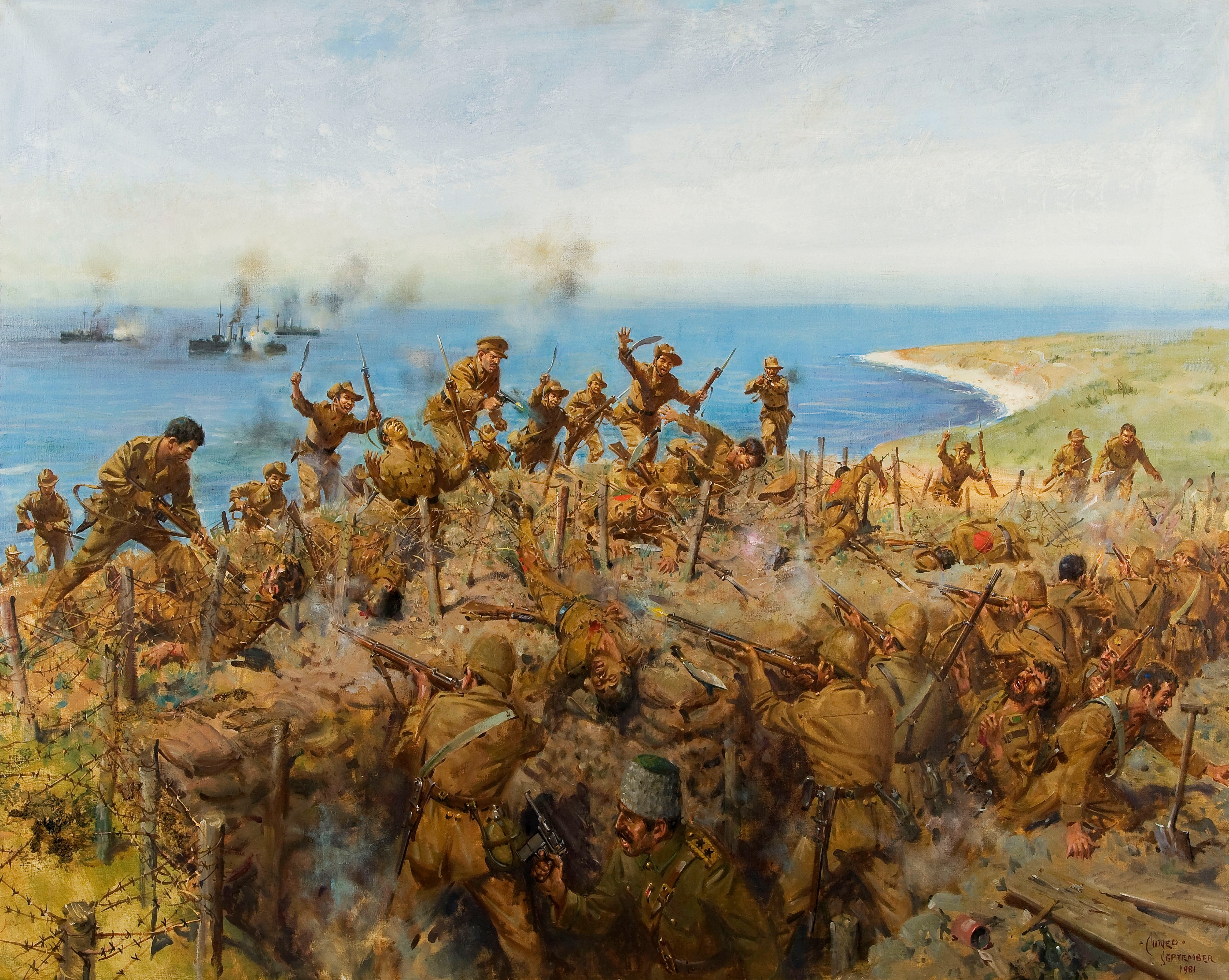 Ww1 Artist Terence Cuneo Painting Oil On S Wallpaper Photos