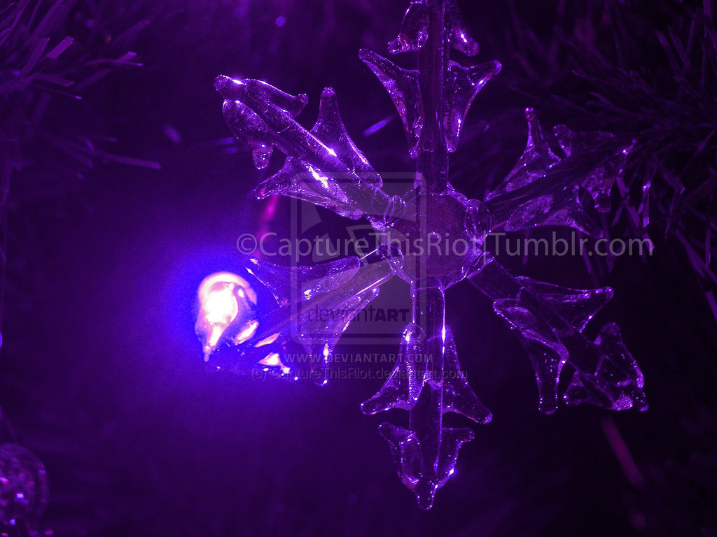 Purple Snowflakes Wallpaper Snowflake By