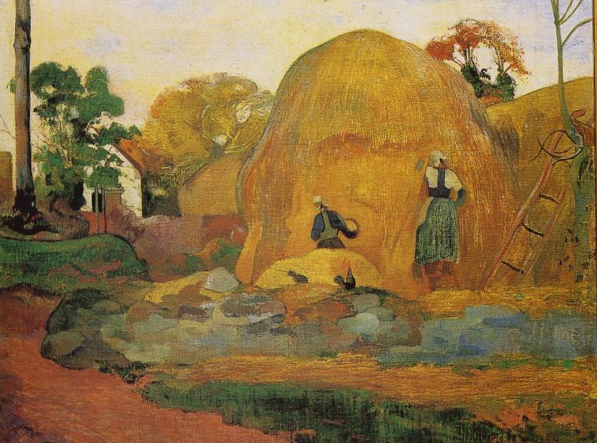 Pin Artist Gauguin Paul Entstehungsjahr Year 1893 Masse on