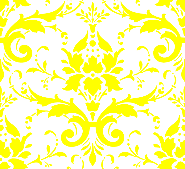 Yellow Damask Clip Art At Clker Vector Online Royalty