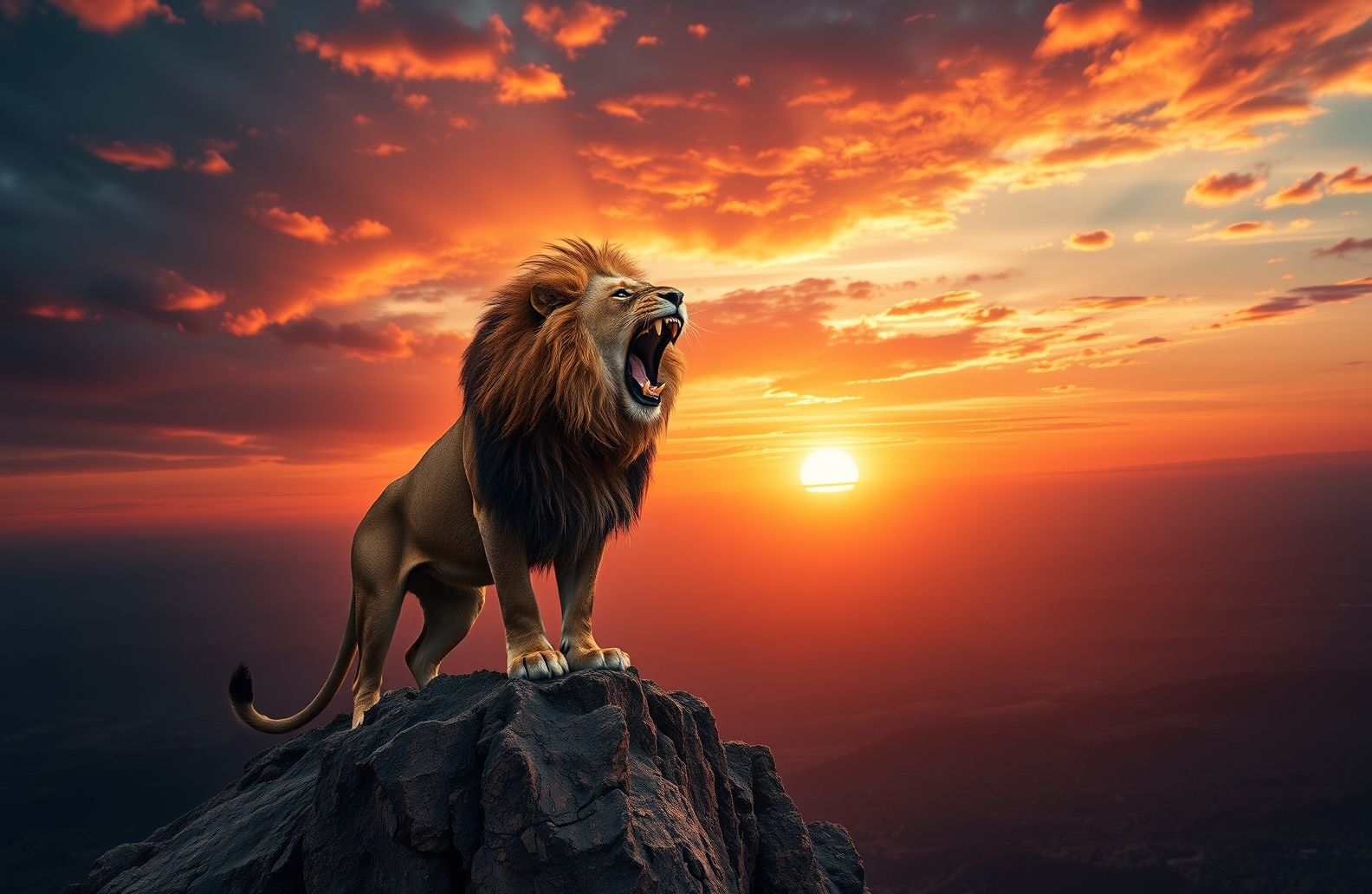 Lion Roar Wallpaper