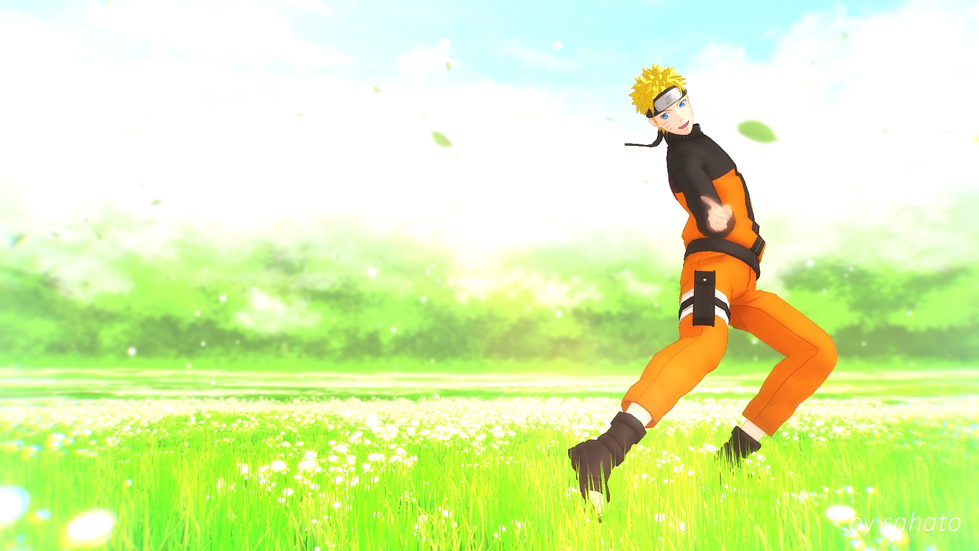 Naruto Hatsune Miku Dance Style HD Wallpaper Background Image