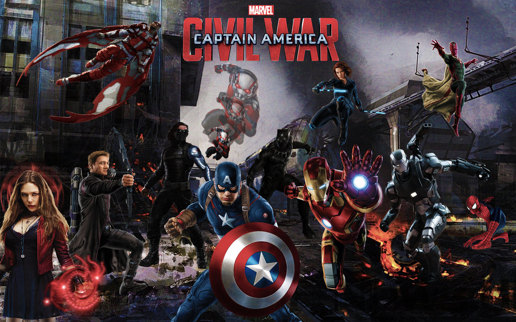 Captain America Civil War Art iPhone Wallpaper  iPhone Wallpapers  iPhone  Wallpapers