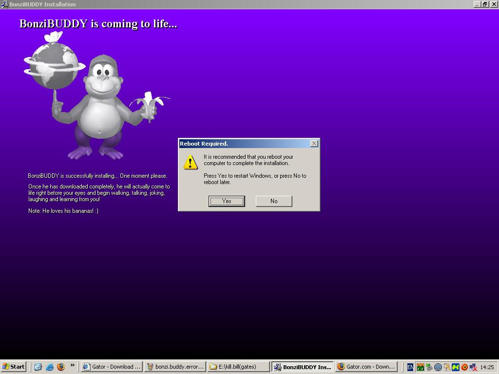 is bonzi buddy malware