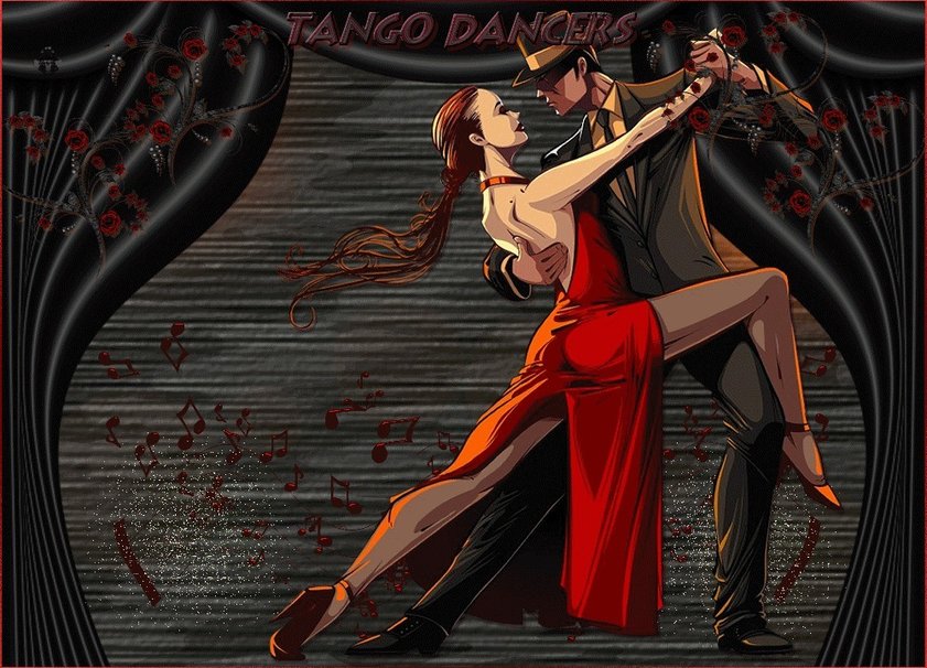 Tango Dancers Wallpaper