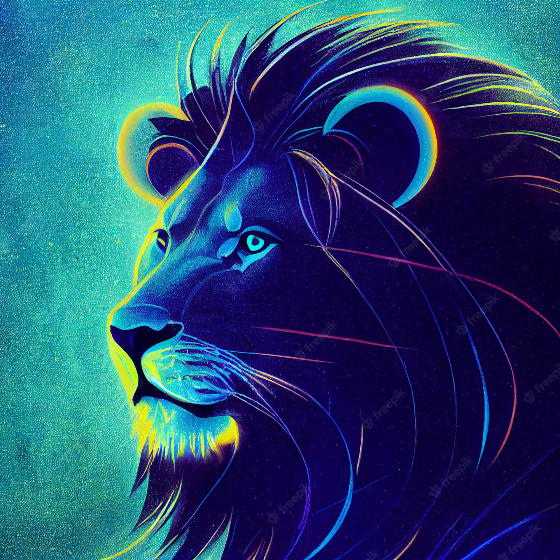 Greatest Galaxy Lion Wallpaper 4k
