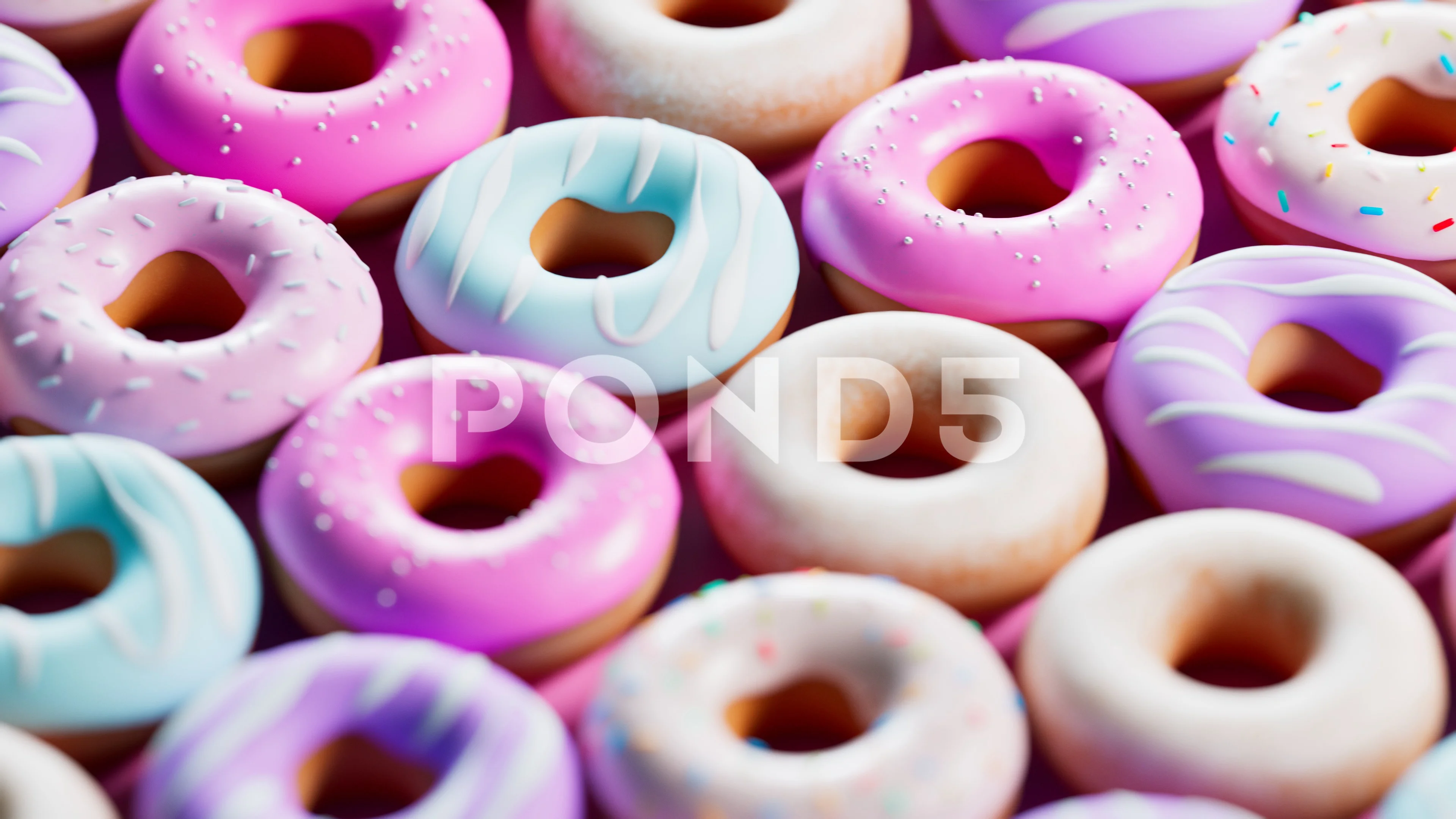 Glazed Donuts Wallpaper