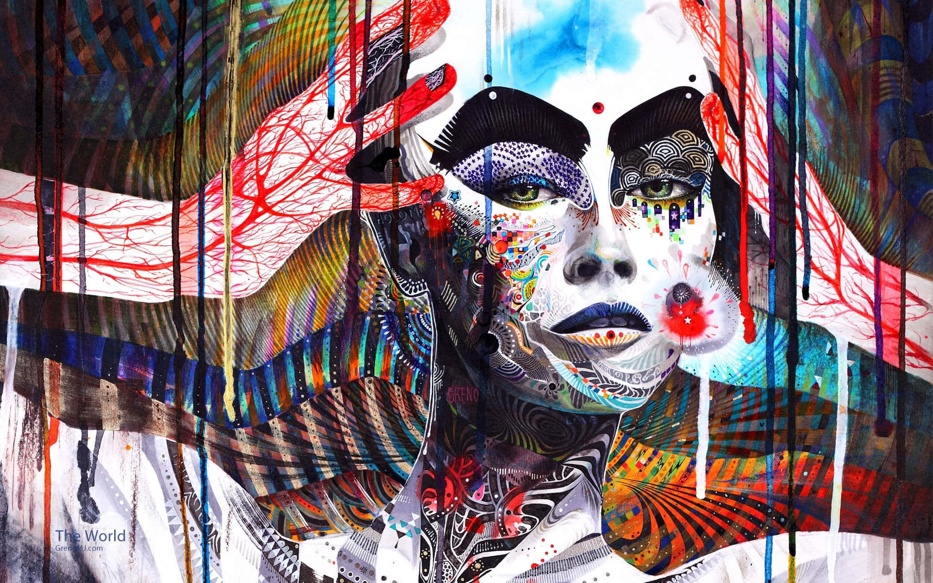 Dark Psychedelic HD Wallpaper